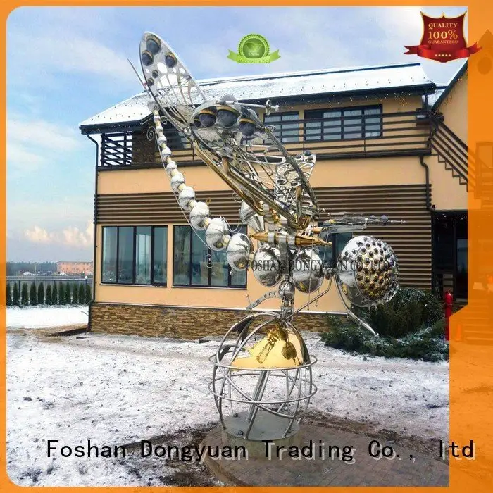 DONGYUAN Brand diy desinger cheery large metal yard sculptures 1