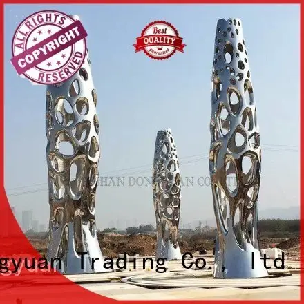 large metal yard sculptures painted ball counter desinger DONGYUAN 1