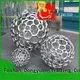 large metal yard sculptures brushed balls bottle flower DONGYUAN 1