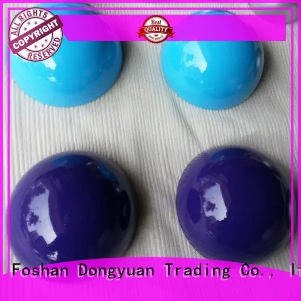 DONGYUAN Brand rainbow plated large steel hemisphere metal hole 1