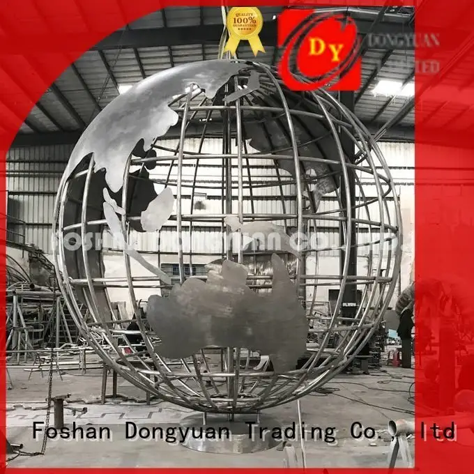 DONGYUAN Brand laser award metal tree sculpture fish golf 1