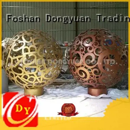 DONGYUAN metal tree sculpture gazing metal award drop 1