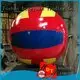 Hot 2 inch stainless steel balls paintedblack big metal ball football DONGYUAN 1