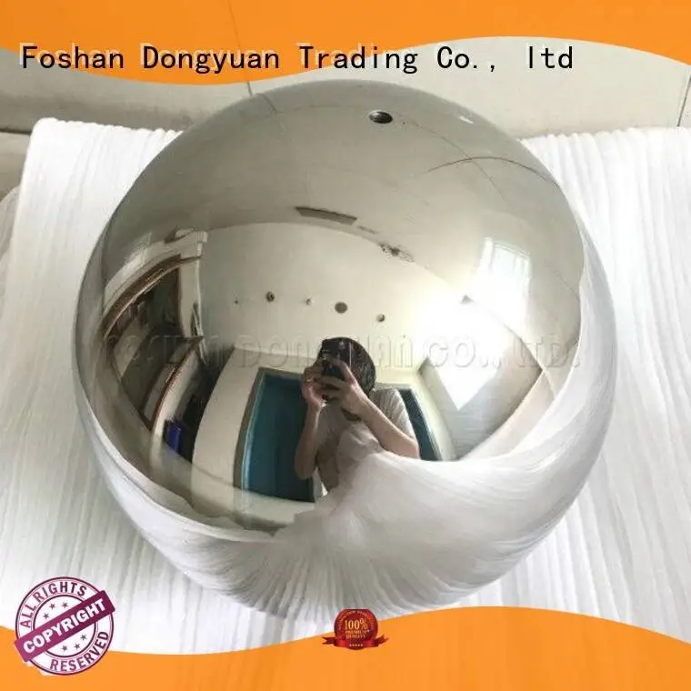 OEM hollow steel balls decorative finished steel gazing balls 1