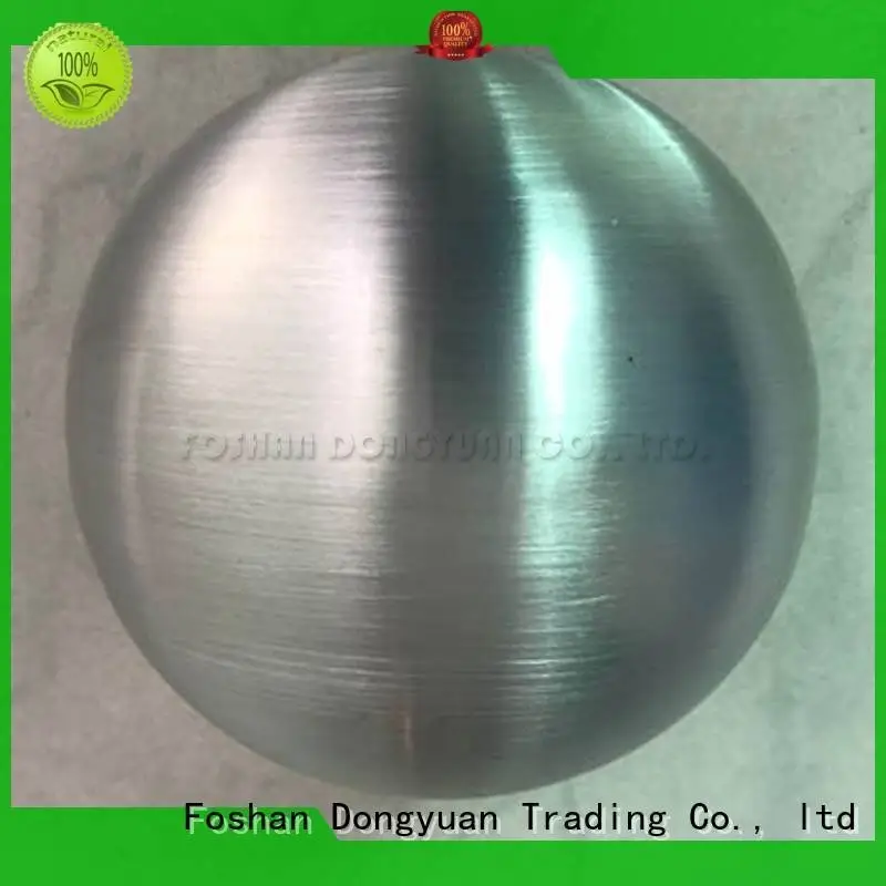 DONGYUAN Brand polished brushed sphere spun aluminum 1