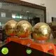 hollow metal balls hemispheres beads mirror holes solid DONGYUAN 1