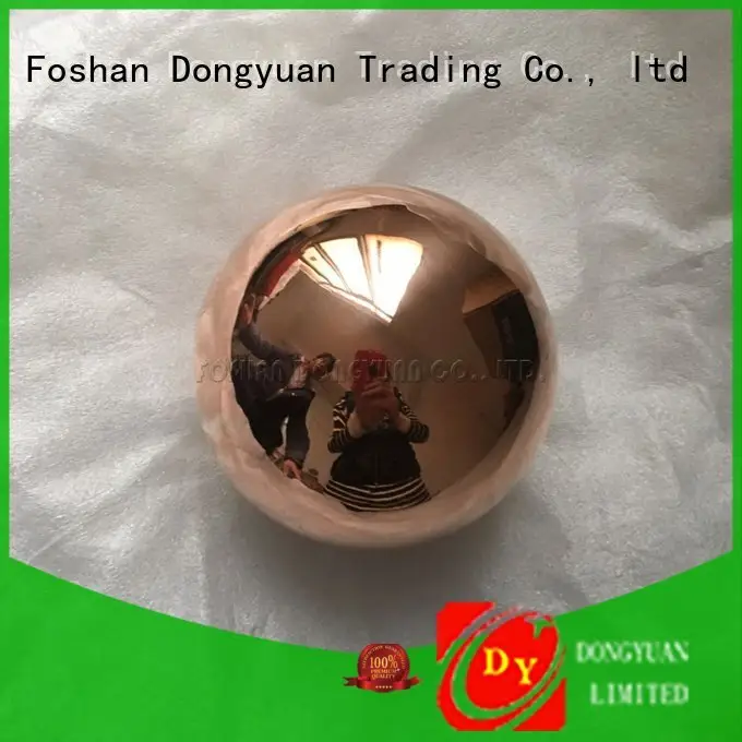 carbon hole welded balls DONGYUAN small brass beads 1