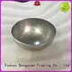large steel hemisphere raw half bath plated 1
