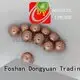 hollow metal balls hemispheres polished small brass beads small 1