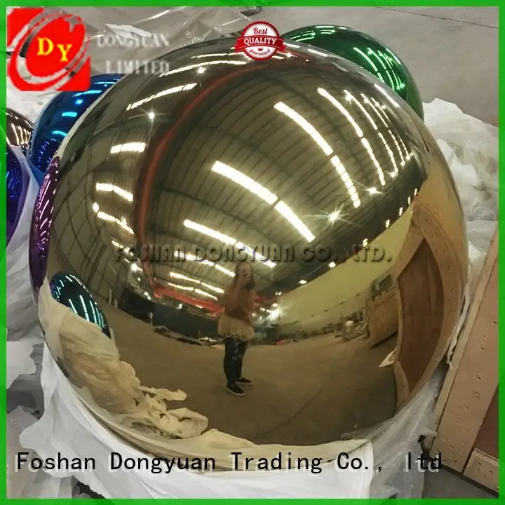 DONGYUAN Brand gold golden plated big metal ball rainbow 1