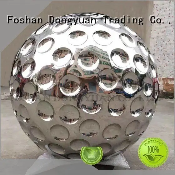 large metal yard sculptures polished DONGYUAN Brand metal tree sculpture 1