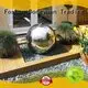 steel gazing balls convex hollow steel balls outside DONGYUAN 1