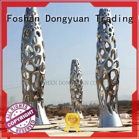 figurines designer water large DONGYUAN metal tree sculpture 1