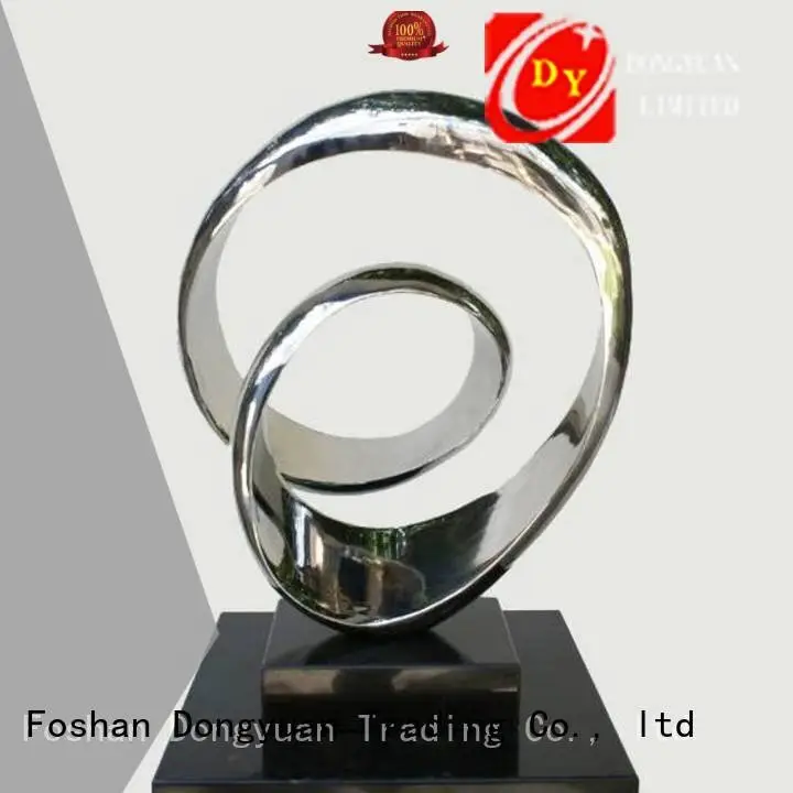DONGYUAN hollow counter metal tree sculpture horse feature 1