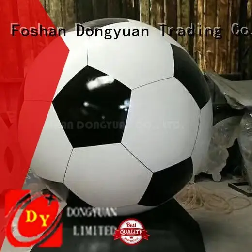 DONGYUAN black big metal ball sculpture gazing 1