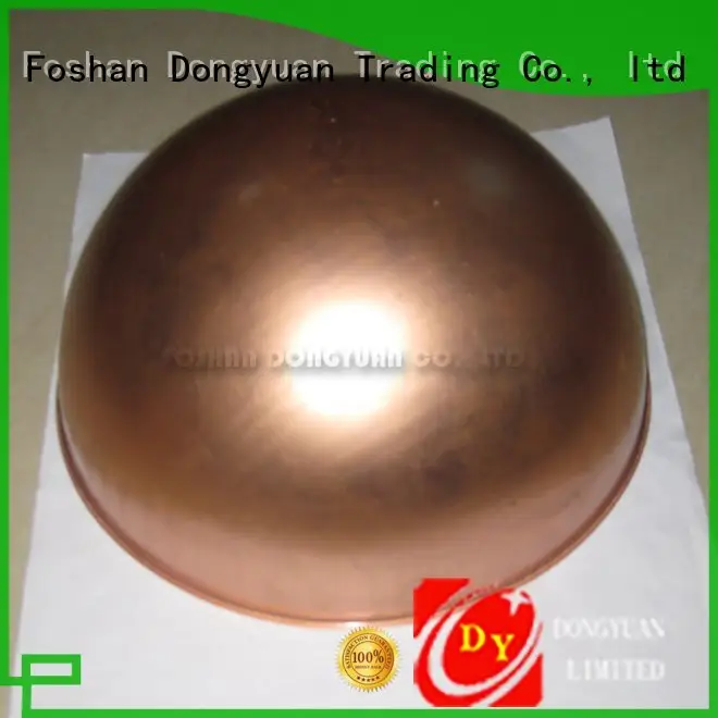 threaded ball carbon DONGYUAN hollow metal balls hemispheres 1