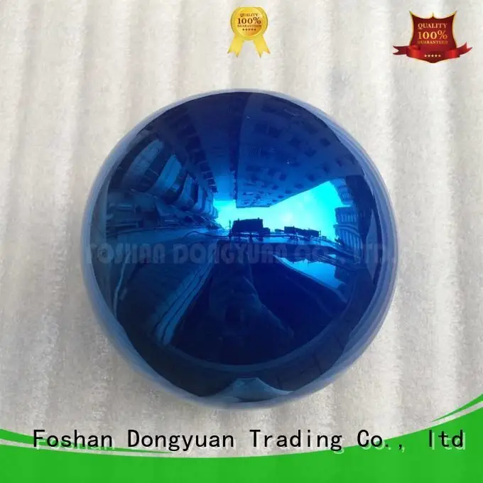 DONGYUAN 2 inch stainless steel balls blue color rose gazing 1
