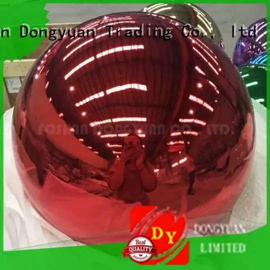 DONGYUAN purple drilled big metal ball base paintedblack 1