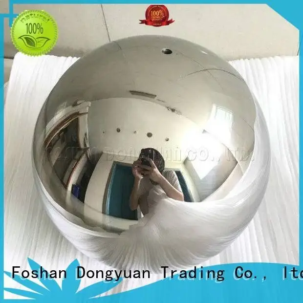 5mm stand garden steel gazing balls DONGYUAN 1