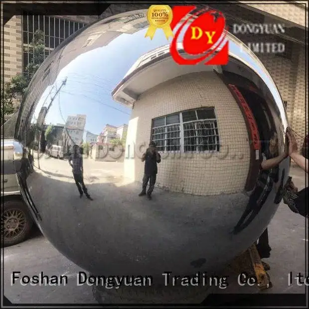 DONGYUAN Brand decorative screw steel gazing balls mirror balls 1