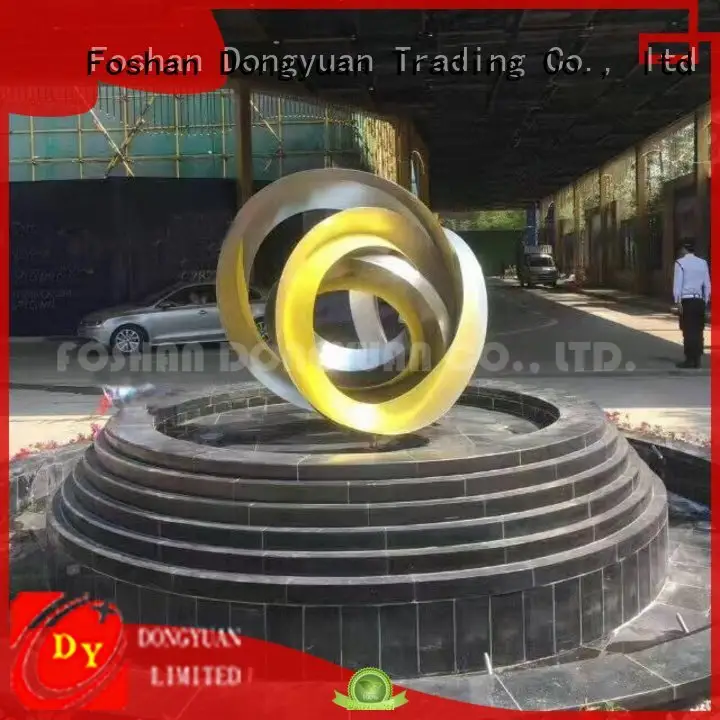 large metal yard sculptures ball decorative decoration polished DONGYUAN 1