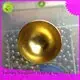 Custom holes small brass beads mirror hollow metal balls hemispheres 1
