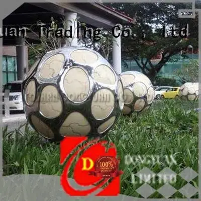 large metal yard sculptures ball sphere drop DONGYUAN 1