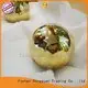 DONGYUAN brushed steel small brass beads spheres holes 1