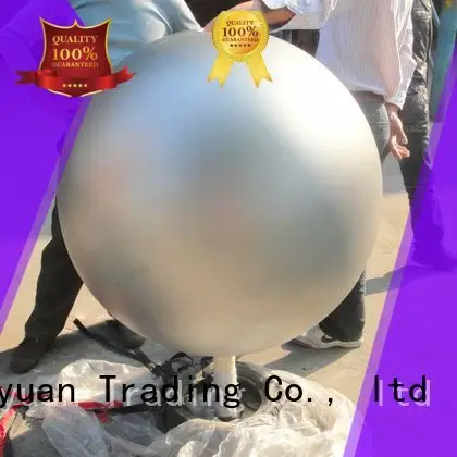 Custom sandblasted spun aluminum globe DONGYUAN 1