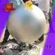 Custom sandblasted spun aluminum globe DONGYUAN 1