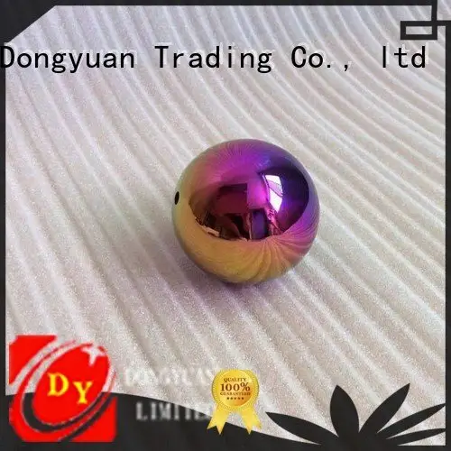 Custom color big metal ball red DONGYUAN 1