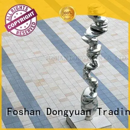 champagne large metal yard sculptures painted counter DONGYUAN Brand 1