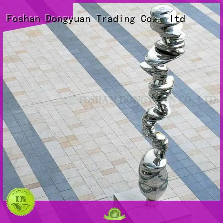 DONGYUAN Brand crane stainless metal tree sculpture manufacture 1