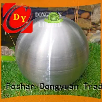 Custom sandblasted spun aluminum ballsphere DONGYUAN 1