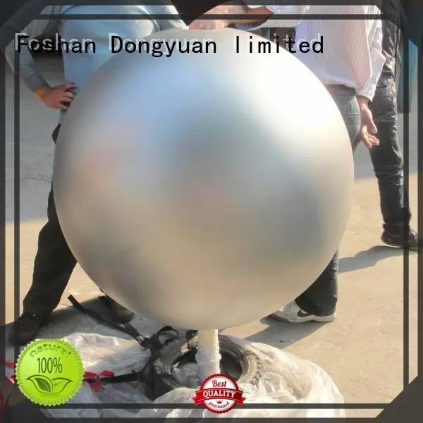 Quality DONGYUAN Brand balldecorative brushed spun aluminum 1