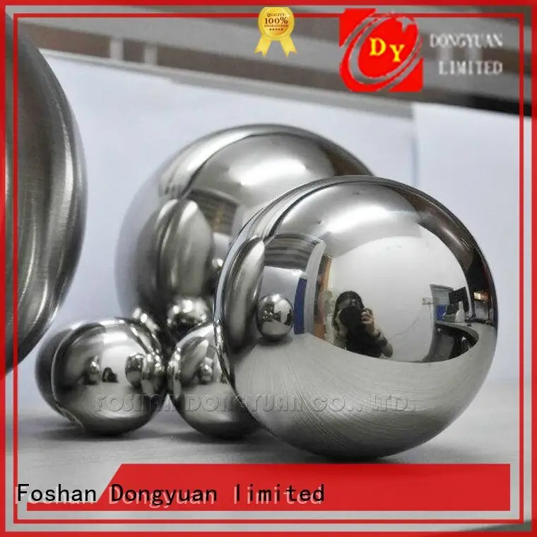outdoor Custom hole hollow steel balls finished DONGYUAN 1
