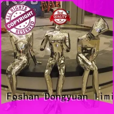 man mocking symbol OEM contemporary metal art DONGYUAN 1