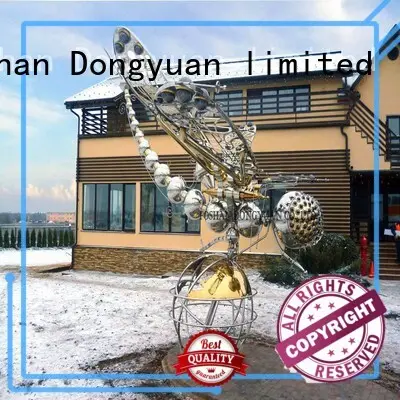 large metal yard sculptures fish DONGYUAN Brand metal tree sculpture 1