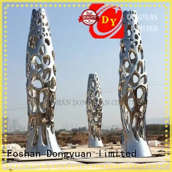 Quality DONGYUAN Brand large metal yard sculptures exclusive champagne 1