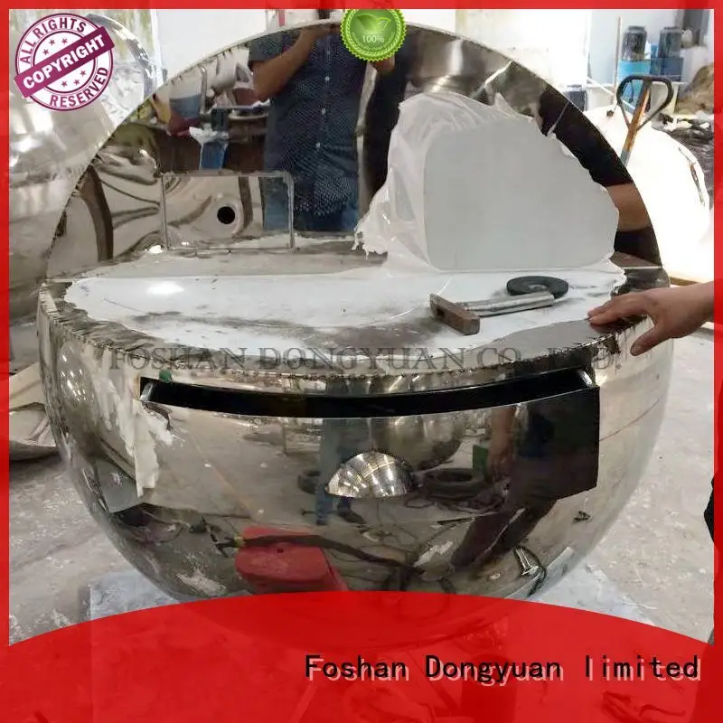DONGYUAN Brand matt large metal yard sculptures painted supplier 1