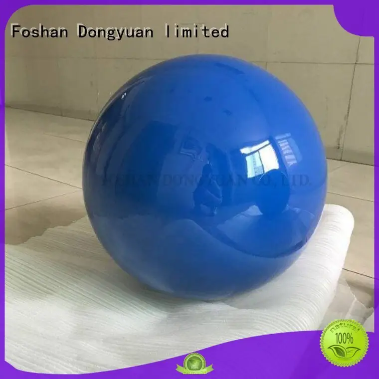 DONGYUAN Brand holes balls big metal ball gold factory 1