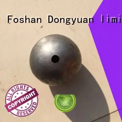 beads threaded aluminum hollow metal balls hemispheres DONGYUAN manufacture 1