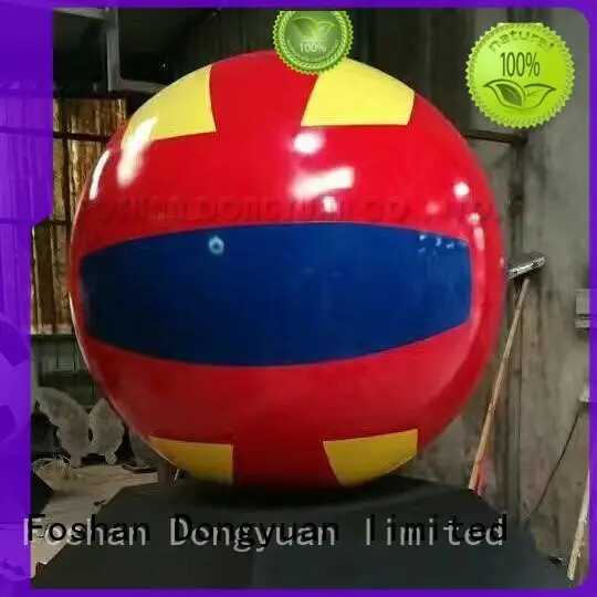 DONGYUAN Brand base feet sculpture big metal ball 1