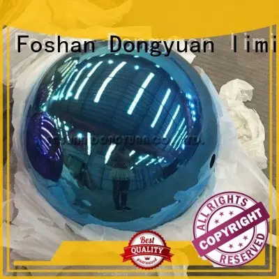 glossy red color DONGYUAN Brand big metal ball 1