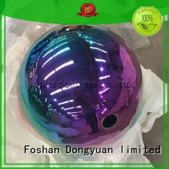 DONGYUAN Brand hole football big metal ball eggs factory 1