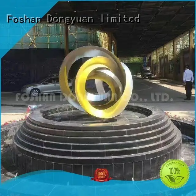 large metal yard sculptures wire ball DONGYUAN Brand metal tree sculpture 1