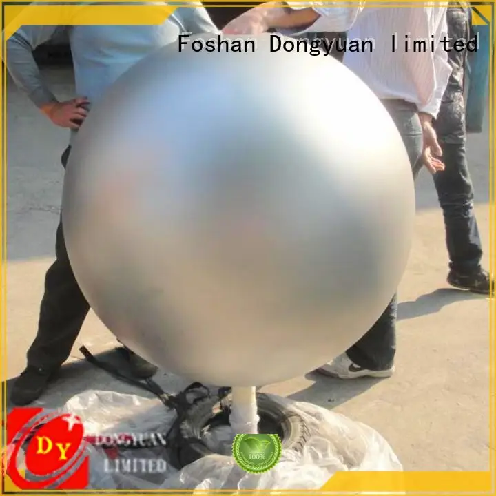 steel metal ball sculpture 800mm for livingroom DONGYUAN 1