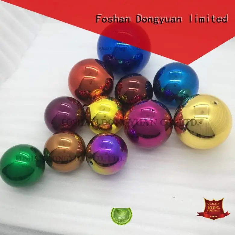 DONGYUAN painted red gazing ball paintedblack for outdoor 1