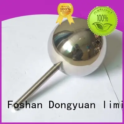 holes chrome plated steel balls from China for outdoor DONGYUAN 1