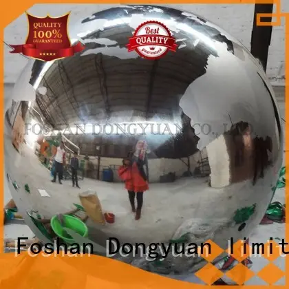 stainless steel mirror sphere garden ornament stainless for hall DONGYUAN 1